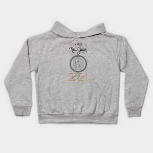 heppy yew near 2024 Kids Hoodie